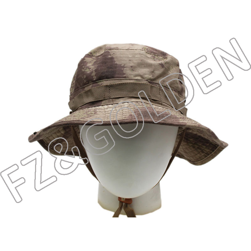 Camo Camouflage Cap Military Custom Logo (8)