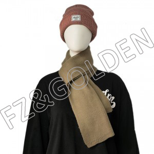 High-Quality Scarfs – 
 Woven Knitted Cashmere Long Wool Scarf  – FUZHI