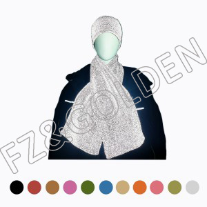 Discount Fashion Scarf Suppliers – 
 Reflective knitted adult scarf   – FUZHI