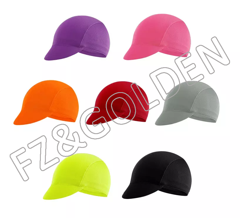 Amazon hot sale wholesale custom blank Bicycle cycle bike customize cycling cap hat&headwear