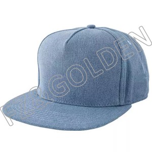 High-Quality Fitted Baseball Caps Suppliers – 
 New Arrival denim snapback cap 5 panel snapback hat with custom logo  – FUZHI