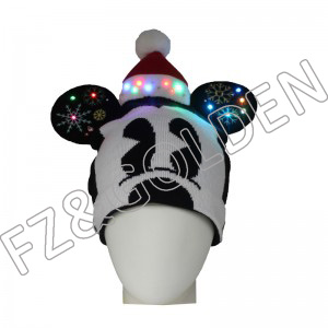 Christmas product Mickey Mouse LED Christmas Hat   – FUZHI