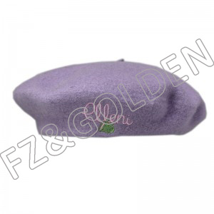 5 Panel Baseball Cap Manufacturers – 
 Winter Warm  Colorful Wool Berets  – FUZHI