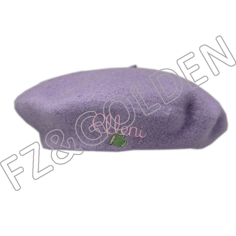 High-Quality Racing Cap Factory – 
 Winter Warm  Colorful Wool Berets  – FUZHI