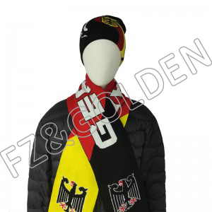 Wholesale Winter Hat Scarf Set Manufacturers – 
 High Quality Custom Embroidery Knitted Scarf     – FUZHI