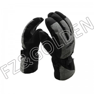 Wholesale Acrylic Glove Suppliers – 
 Waterproof & Windproof Winter Skiing Gloves   – FUZHI