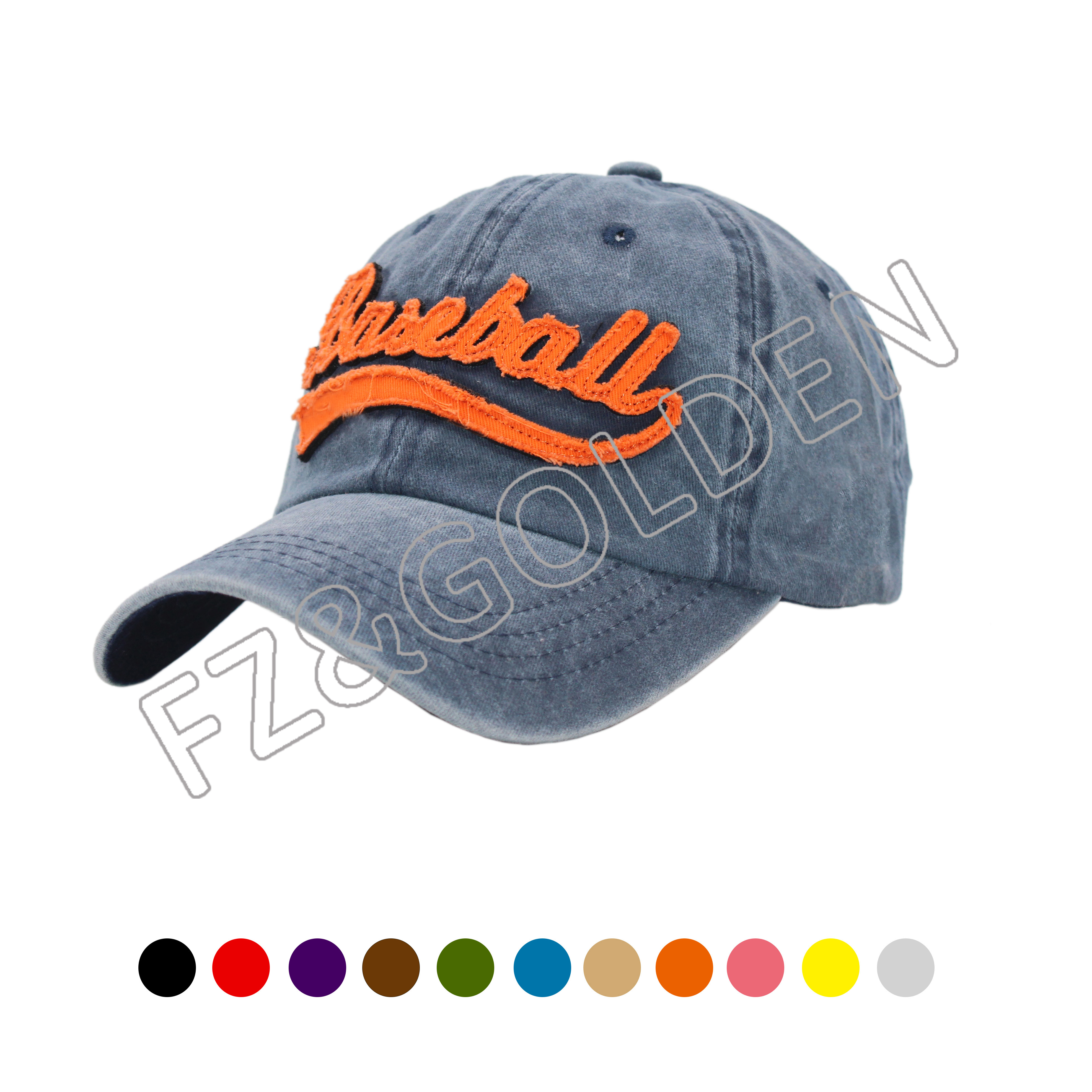 Wool Baseball Cap Suppliers – 
 Towel Embroidery Water Washed Cap Dad Cap   – FUZHI