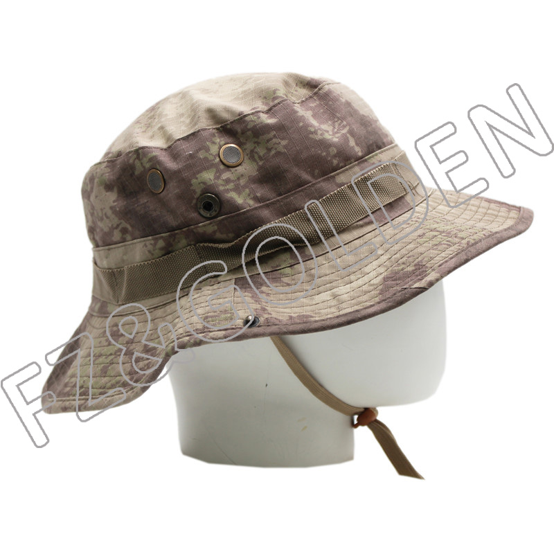 Camo Camouflage Cap Military Custom Logo (9)