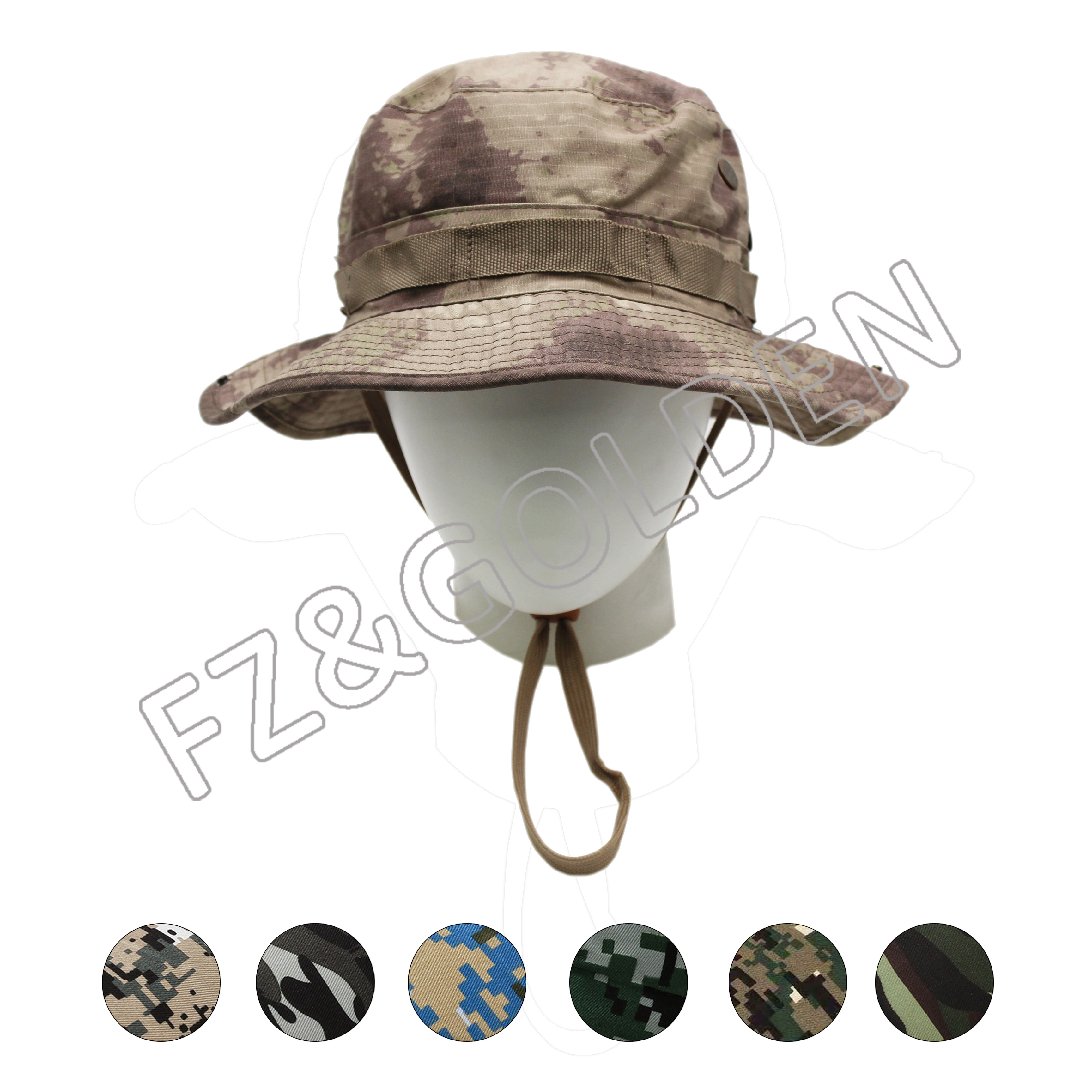 Cheapest Army Hat Manufacturers – 
 Custom Camo Camouflage Hat  – FUZHI