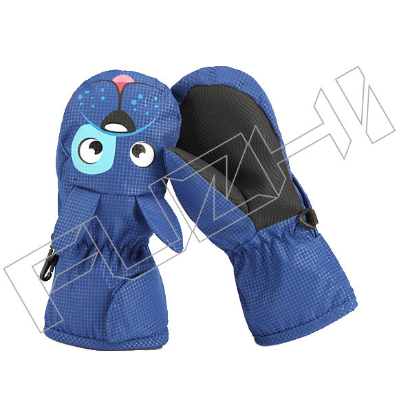 Kid ski mittens