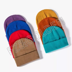 Wholesale Knitted Beanie Supplier – 
 Environment protection Recycled PET Fabric RPET beanie  – FUZHI