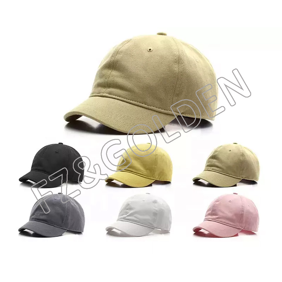 Fashion New Design Wholesale Women Flex Fit Short Brim Baseball Hats