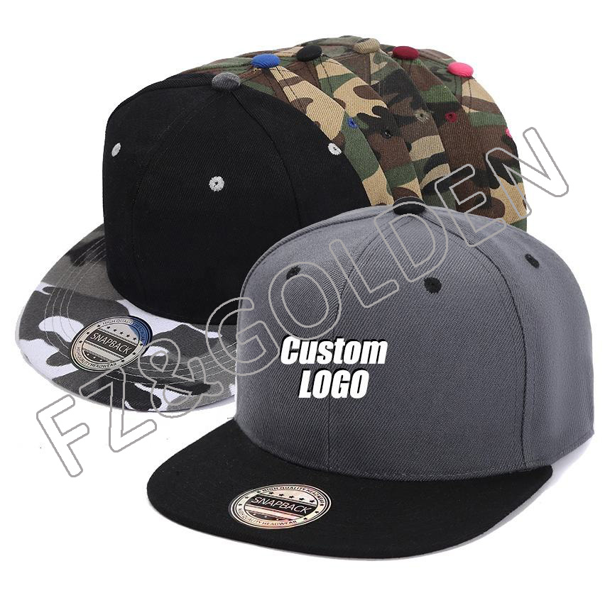 The origin aung crown camouflage snapback for men