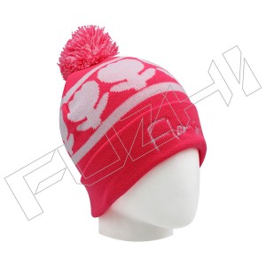 Knitted pom beanie (6)