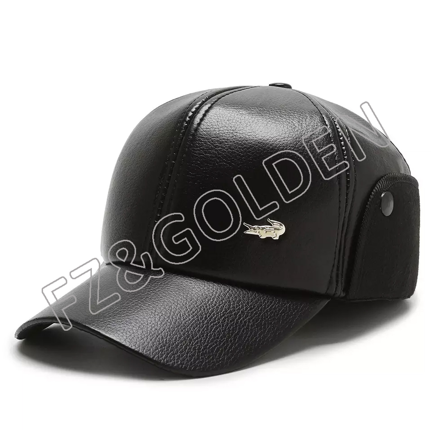 New arrival winter warm mens leather winter hats cap