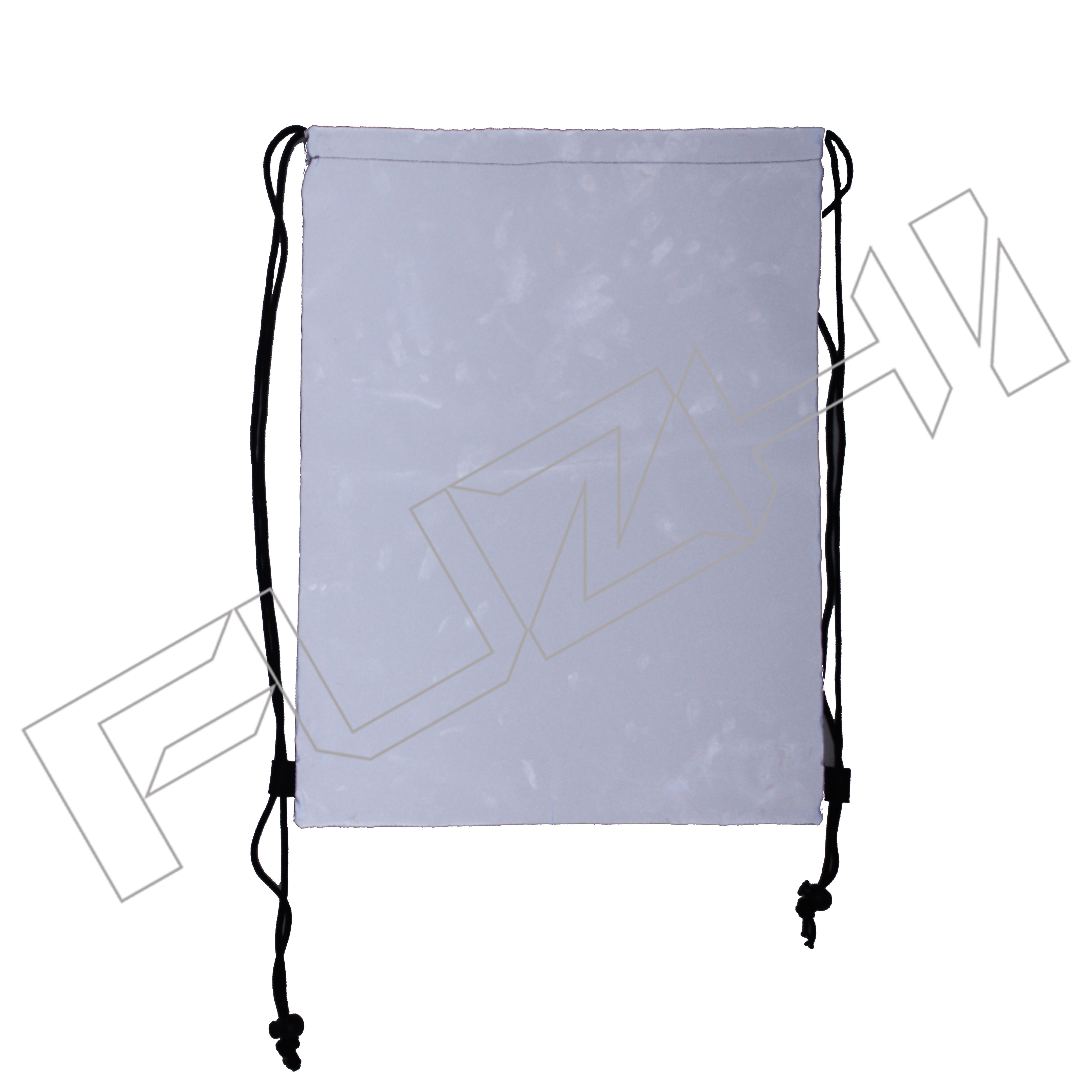 Reflective drawstring bag