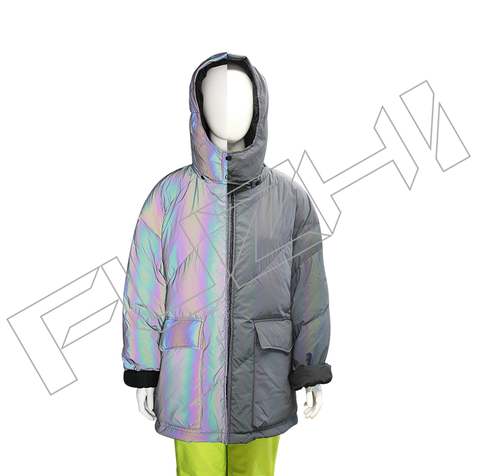 Reflective padded jacket