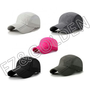 High-Quality Bike Cap Suppliers – 
 Custom own logo polo hat foldable baseball cap  – FUZHI