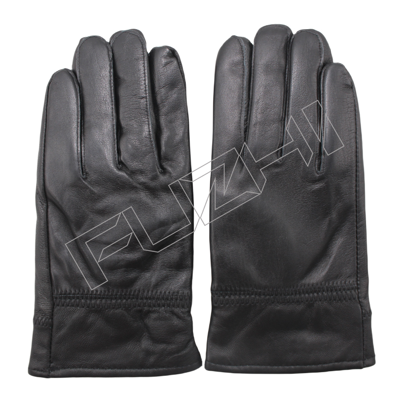 FGWG-1011 New men’s and women’s leather gloves with fleece thickened cold leather gloves outdoor autumn and winter windproof thermal leather gloves