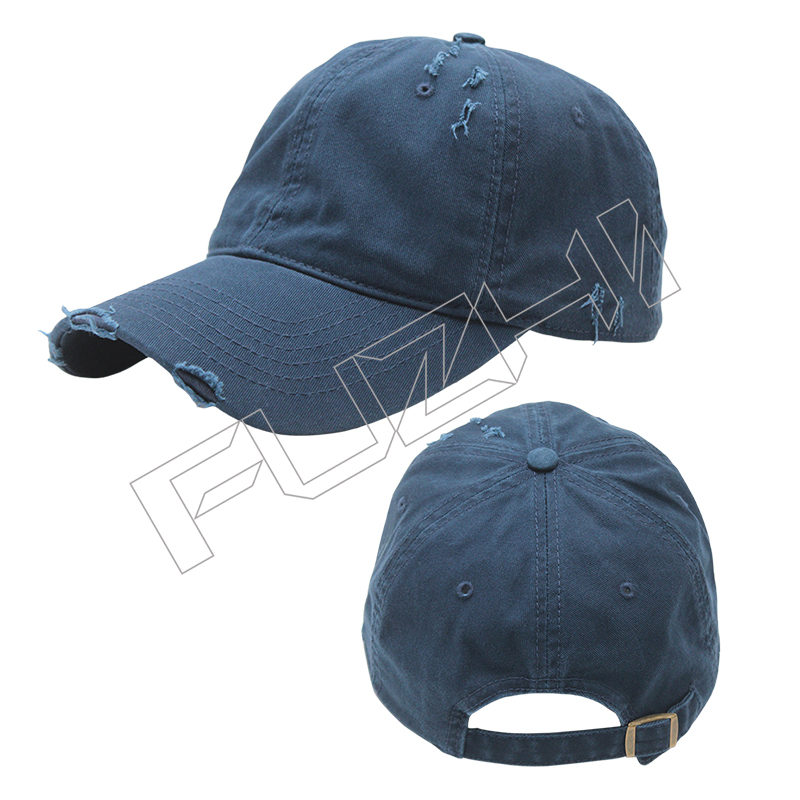 New fashion broken washed vintage cap hole washed to make old baseball cap korean version of men and women washed outdoor recreational hole baseball cap