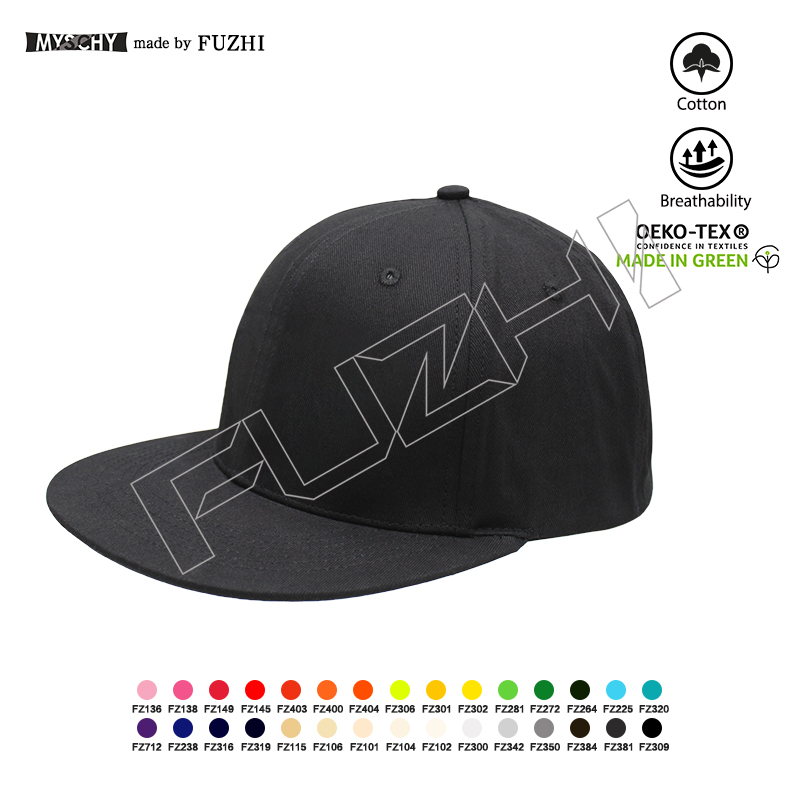 6 panel snapback elastic sweatband cap