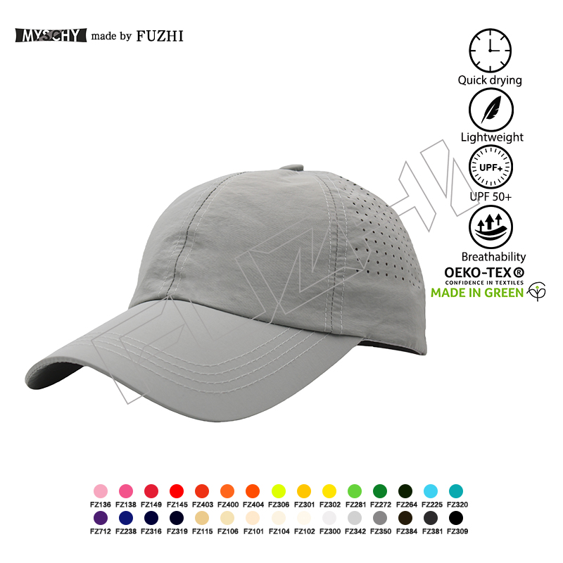 FGSC-2006 Outdoor recreation ultralight sport sun protection cap laser holes cap