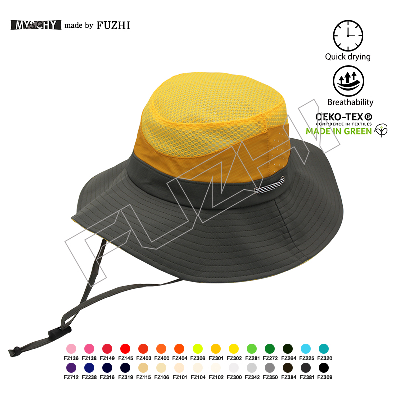 FGFH-2002 Fishing hat sun hat summer sun block large brim outdoor sun hat breathable foldable beach biking hat