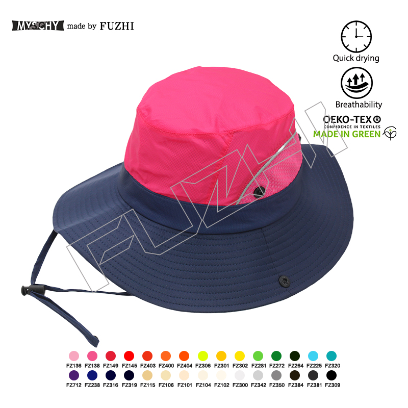 FGFH-2003 Spring summer Women’s outdoor dome fishing hat fisherman’s hat outing mountaineering sun hat Folding Korean sun hat with sun protection