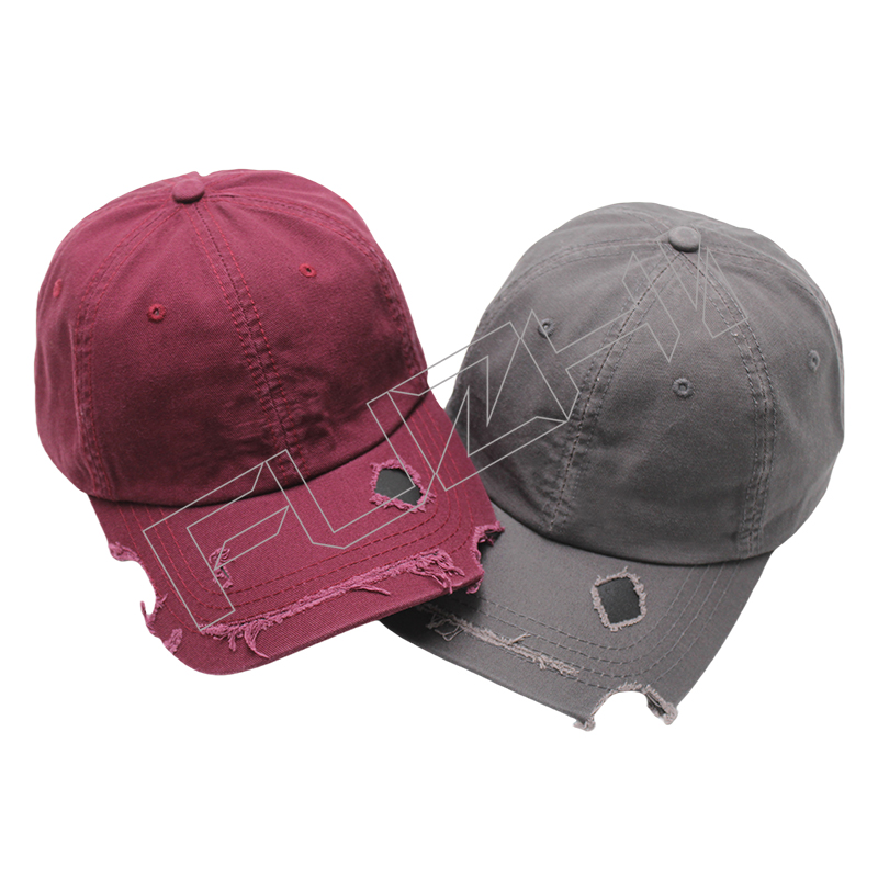 FGBC-6106 New broken hole baseball cap men and women broken washed vintage cap young couple tide washed broken hole cap