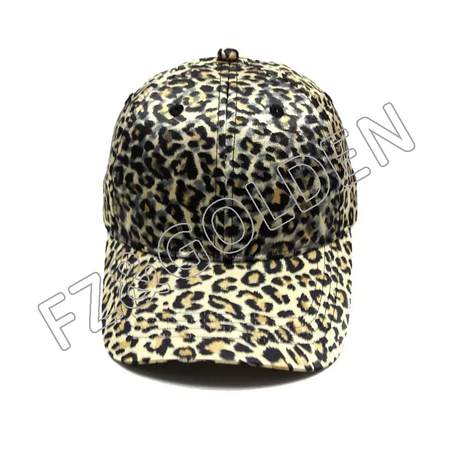 New Arrival leopard baseball cap hats