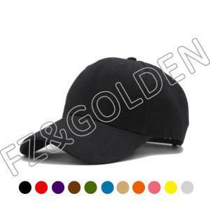 Best-Selling Wool Baseball Cap Factory – 
 Customized 6 panel 100% Cotton Twill Baseball Cap   – FUZHI