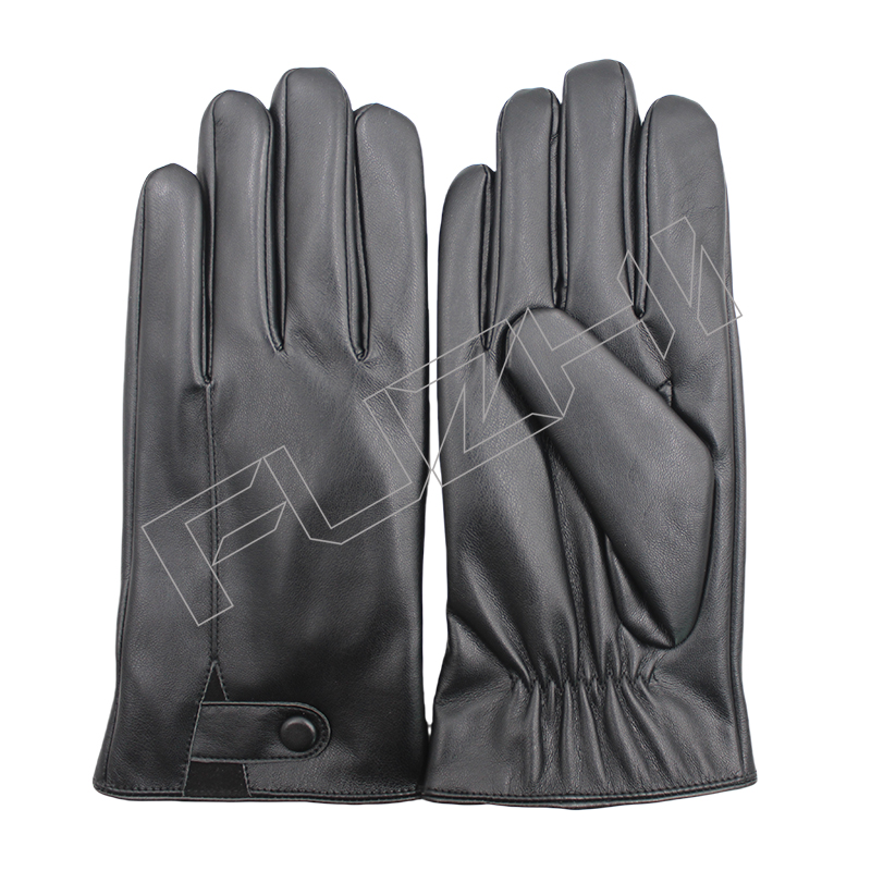 FGWG-1012 Men’s and women’s PU gloves new autumn and winter fashion warm and thick plus cashmere windproof and cold PU gloves