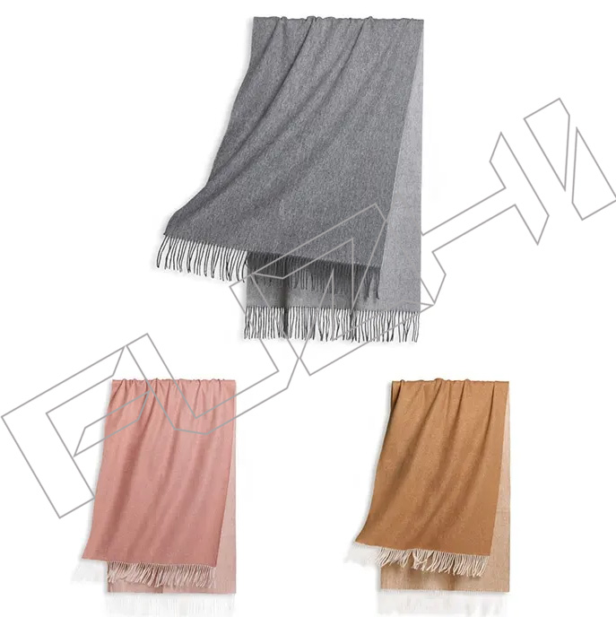 Factory Hot Sale Women Pashmina Scarf Soild Winter Color Cashmere plain Scarf