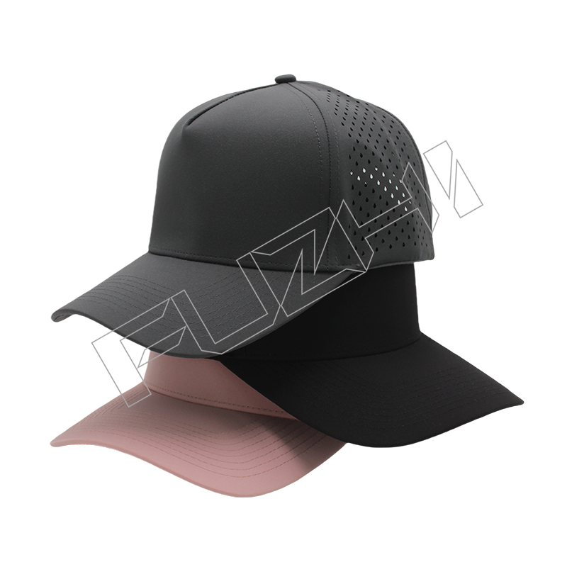 New fashion multicolor 5 panel laser holes baseball cap outdoor casual summer thin baseball cap