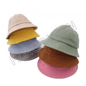 Cheapest Kids Hat Manufacturer – 
 Custom design kids sun hat bucket cap plain children  – FUZHI