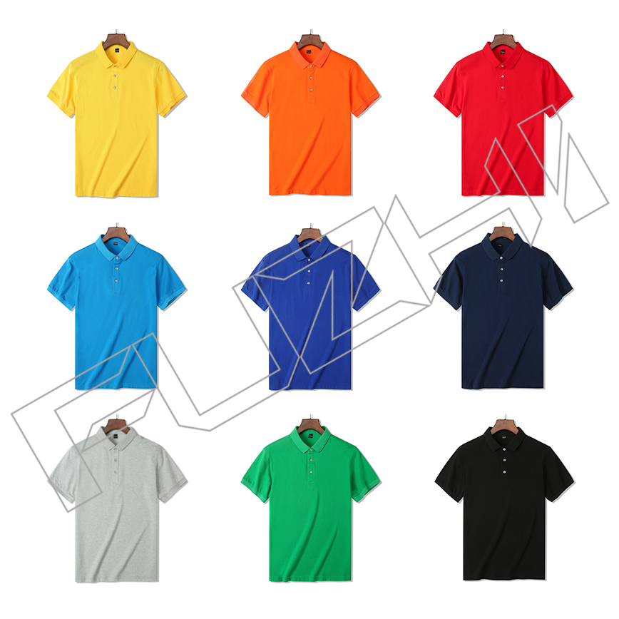 Man cotton polo shirt