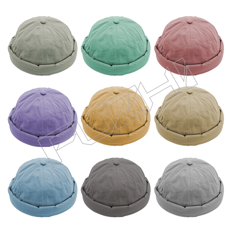 Fashionable and casual dairy life bowler hat skull cap