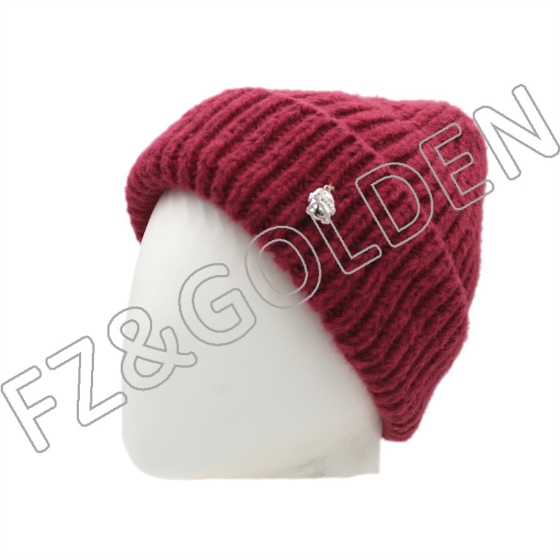 New Style Custom Warm Winter Beanie Hat for Women